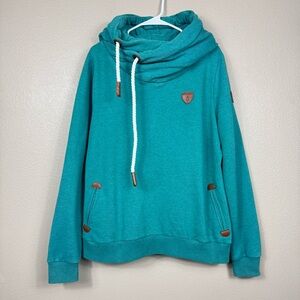 Wanakome Artemis Hoodie Funnel Neck Thick Sweatshirt Womens XXL J